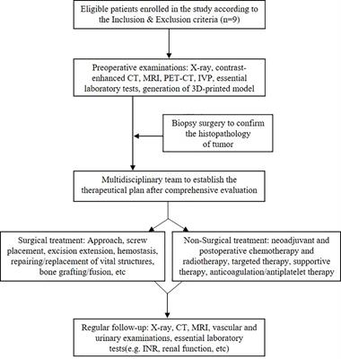 Interdisciplinary Surgical Treatments and Long-Term Outcomes of Lumbar Spinal Tumors With Retroperitoneal Involvements: A Retrospective Case Series Study